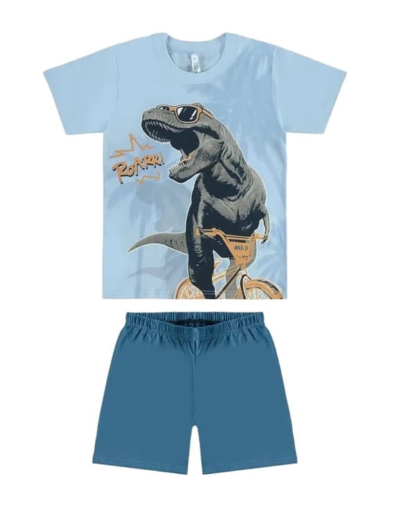 MMM Pijama Infantil Menino Em Algodão Malwee Kids 130591